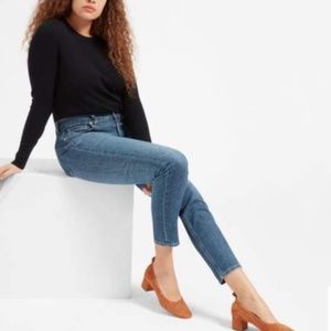 Everlane The High-Rise Skinny Jean in Mid Blue